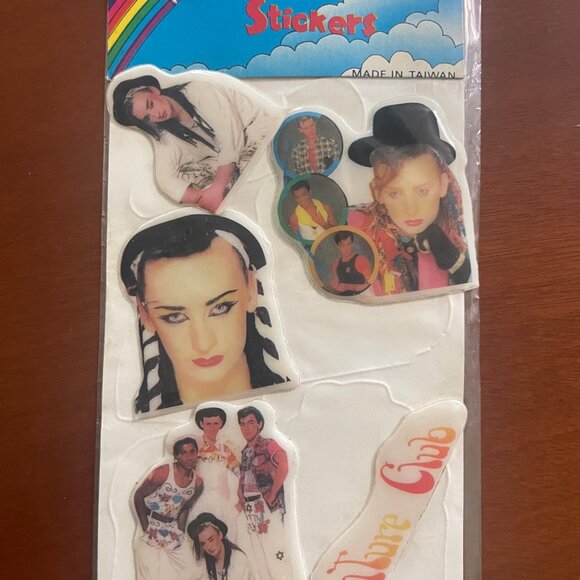 Culture Club Vintage Puffy Stickers, 1980's. - Picture 3 of 3